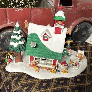 Disney winter wonderland collection “the little red schoolhouse”